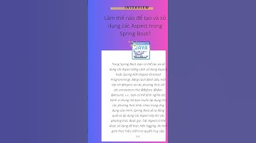 Top 5 câu hỏi phỏng vấn Java Spring Boot phần 7