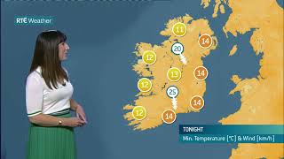 Irish Weather Forecast 16 August 2022 | Nine O'Clock Weather