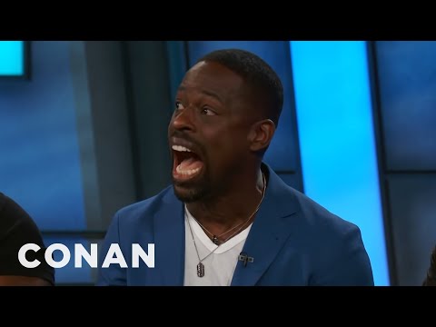 Sterling K. Brown Does &quot;Get To The Choppa!&quot; | CONAN on TBS