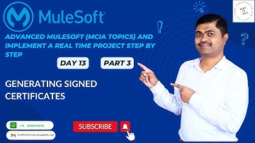 MULE ADVANCED - DAY13 GENERATING SIGNED CERTIFICATES