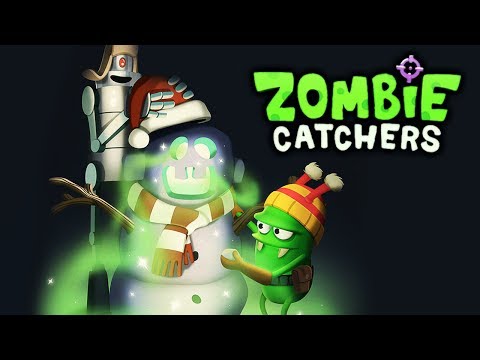 Видео: ЛОВЦЫ ЗОМБИ! УСЫПЛЯЕМ ЗОМБАРЕЙ Игровой мульт для детей Zombie Catchers