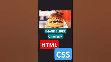 HTML & CSS Image Slider in 60 Seconds! | You Don’t Need JavaScript for This Slider! 😲 #cssmagic 💻 🔥