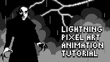 Lightning Pixel Art Animation Tutorial ft. Nosferatu by PXLFLX