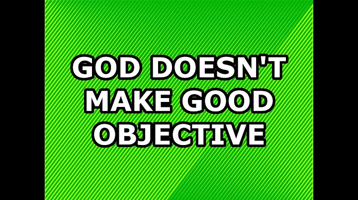 God Doesn't Make "Good" Objective