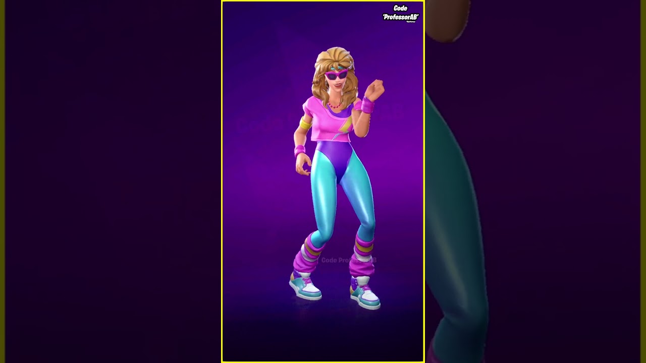 Fortnite Bend Back Emote Aerobic Assassin Skin Thicc 🍑😜😍