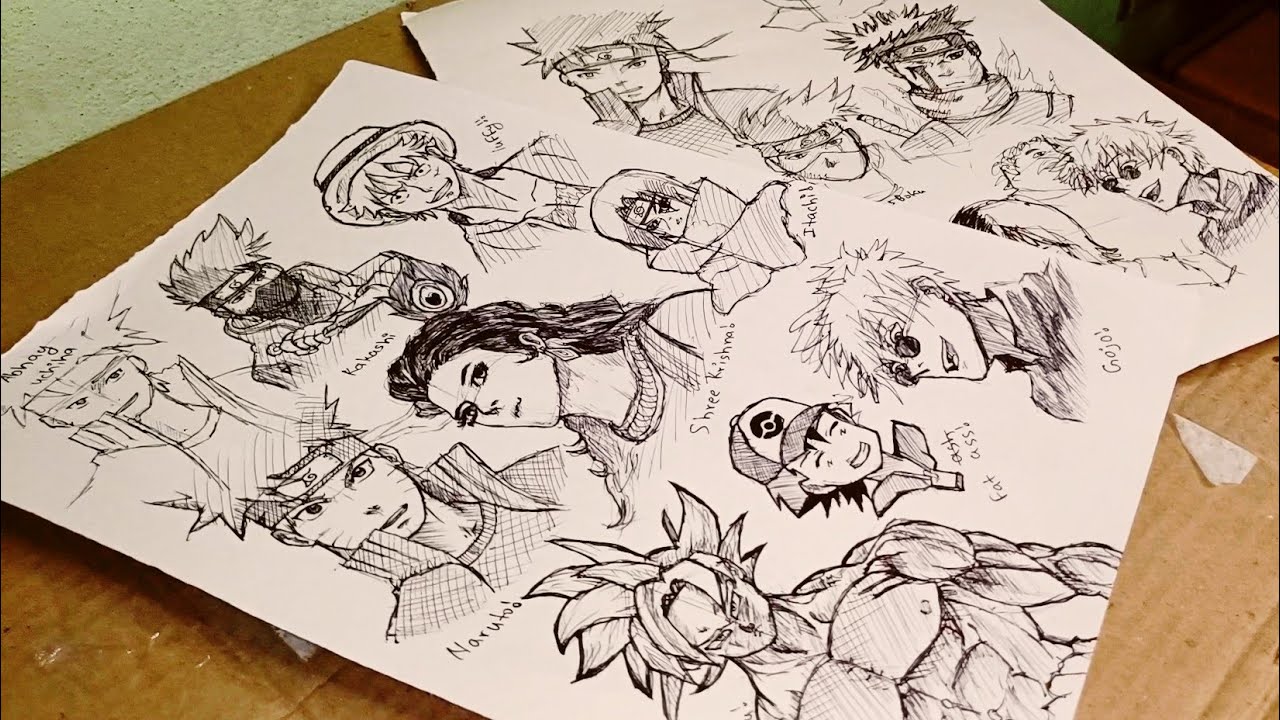 Learning Anime art!😲| bfa entrance exam preparation