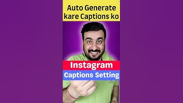 Instagram Auto Generated Captions Setting on ase kare | Instagram Captions #instagram #caption
