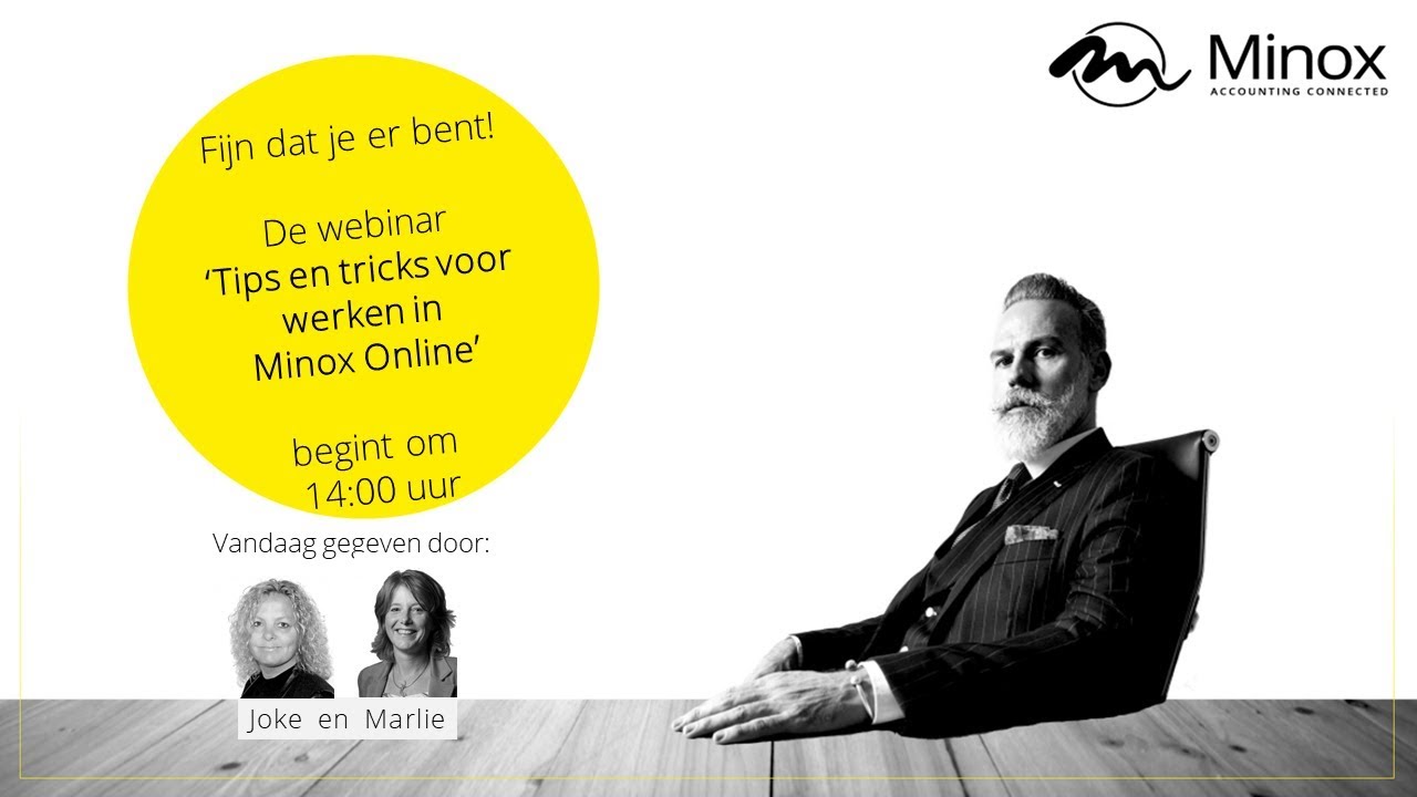 Tips en tricks voor werken in Minox Online
