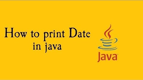 How to print Date in java