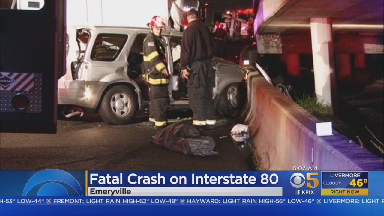 3 Dead In Overnight Crash On I-80 In Emeryville - YouTube