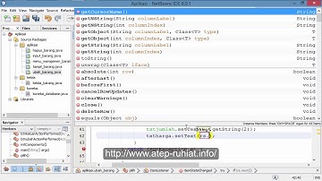 Mengintegrasikan PBO dengan Database MySQL - 12.  Membuat kode program ubah barang