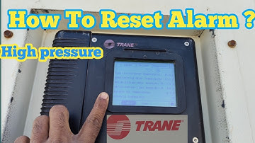 Trane chiller RTAC How To Reset Alarm | Trane screw chiller | RTAC 400