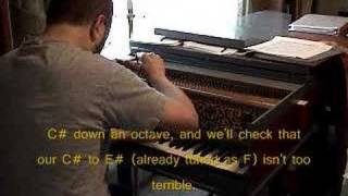 tuning a harpsichord in bach-s temperament - bradley lehman
