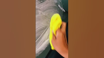 How to remove old tint glue from window in under 60seconds .