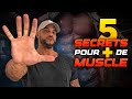 5 astuces incroyables pour gagner du muscle rapidement