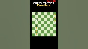 Pawn Race | Chess Tactics Series #chess