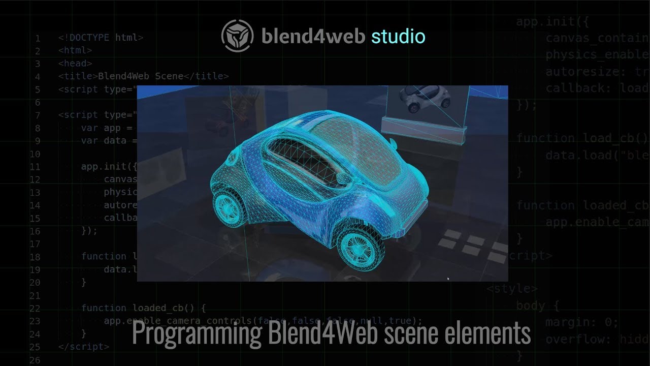 Web scene. Blend4web. Мацуда к., ли р. "WEBGL: программирование трехмерной графики". Programming 3d elements. Professional WEBGL Programming.
