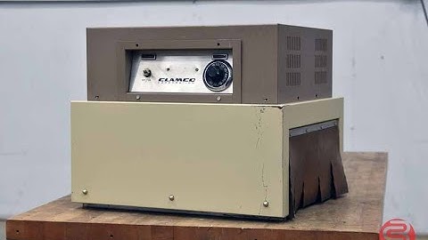 Clamco Model 110 Table Top Shrink Wrap System