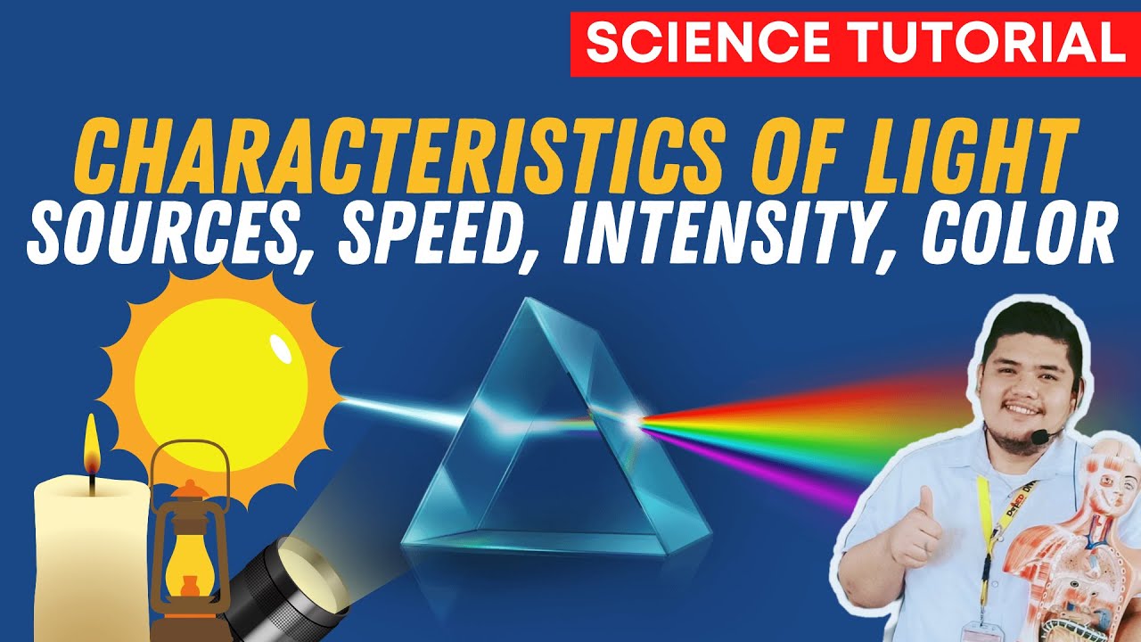 Characteristics of Light | Source, Speed, Intensity, Color | Science 7