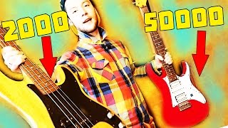 ДОРОГАЯ ГИТАРА ЗА 50000 VS ДЕШЕВАЯ ЗА 2000!