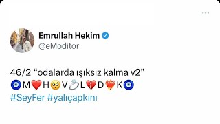 Yalı Çapkını 46.Bölüm 2.Fragman Emojileri-Ferit Seyranı Seçiyor