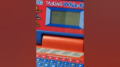 Circuit bent VTech talking Wizkid laptop