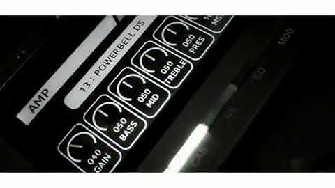 Mooer GE200 - Amp POWERBELL DS - Cab EV 5050 412 -  Song by Zham Yusof