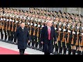 直播回看：习近平主席举行仪式欢迎美国总统特朗普访华/ Xi holds welcome ceremony for Trump  | CCTV