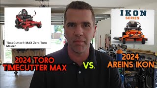 Toro Timecutter Max VS. Ariens IKON! I can't believe what $100 price difference get you!