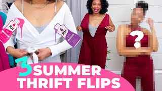 3 DIY Clothes Upcycles | Thrift Flips for Summer!