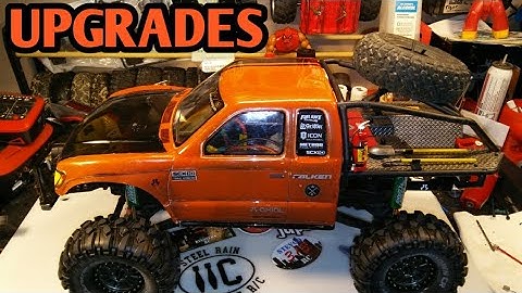 SCX10 ii upgrades and gool rc winch demo