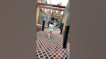 KANGAROO ADLEY!! crossing a wobbly bridge in DiSNEY