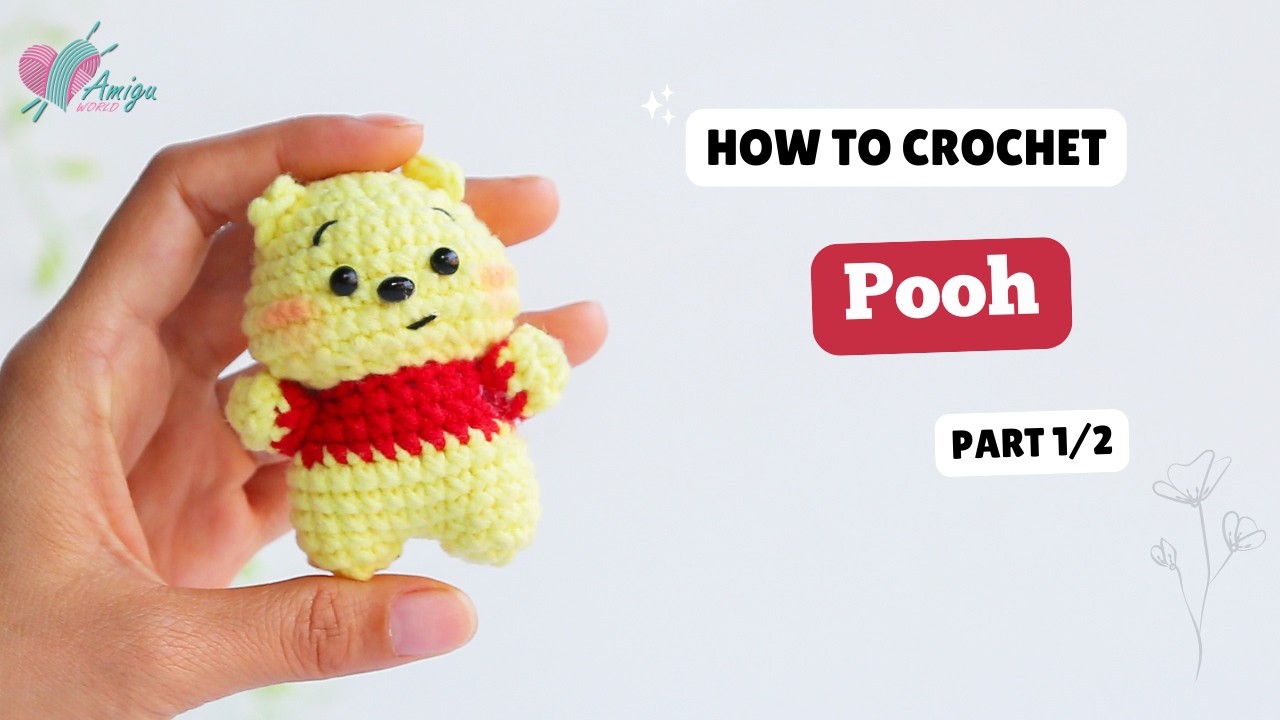 #726 | Crochet Pooh (1/2) | Crochet Character Amigurumi | Free Pattern | Amiguworld
