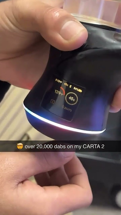 20,000  Dabs on 4 CARTA 2 Atomizers