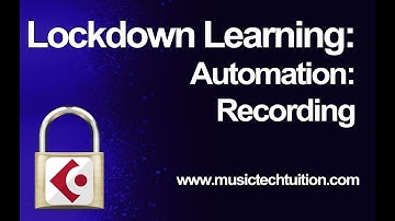 Lockdown Learning: 20 - Recording Automation in Cubase