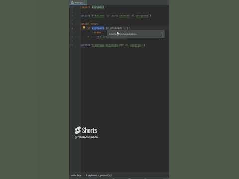 ¿Cómo Detener un Bucle While en Python Usando Entrada de Teclado? - YouTube