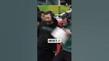 Nick Sirianni calls for dagger deep throw in Super Bowl! Jalen to Devonta touchdown pass!