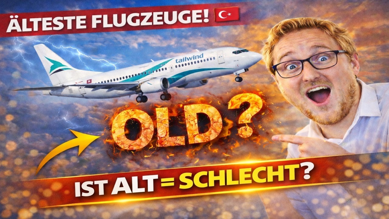 Die ÄLTESTE MASCHINE nach ANTALYA - Tailwind Boeing 737-400