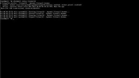 How to Start and Enable Firewalld on CentOS 7
