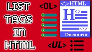 List Tag in HTML in Hindi Part 4 | What is List in HTML | HTML List tag in Hindi