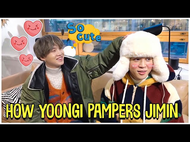 How Yoongi Pampers Jimin BTS class=