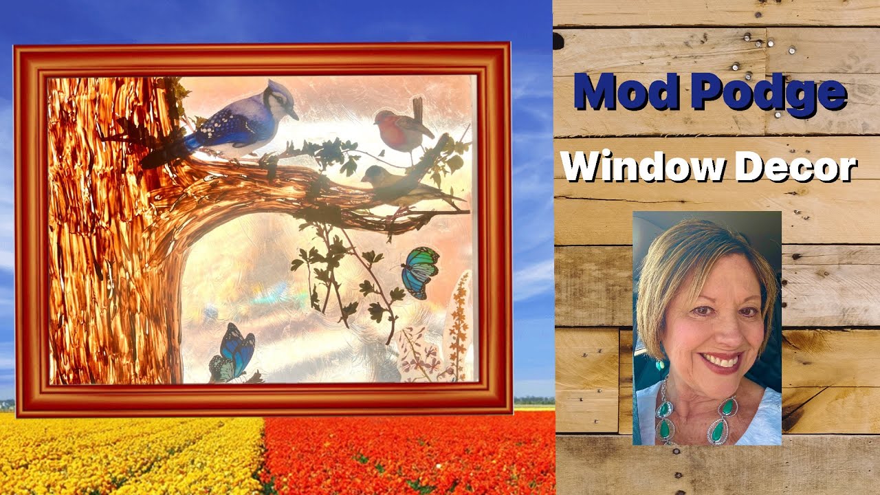 Mod Podge Window Decor YouTube Mod Podge Window Decor YouTube