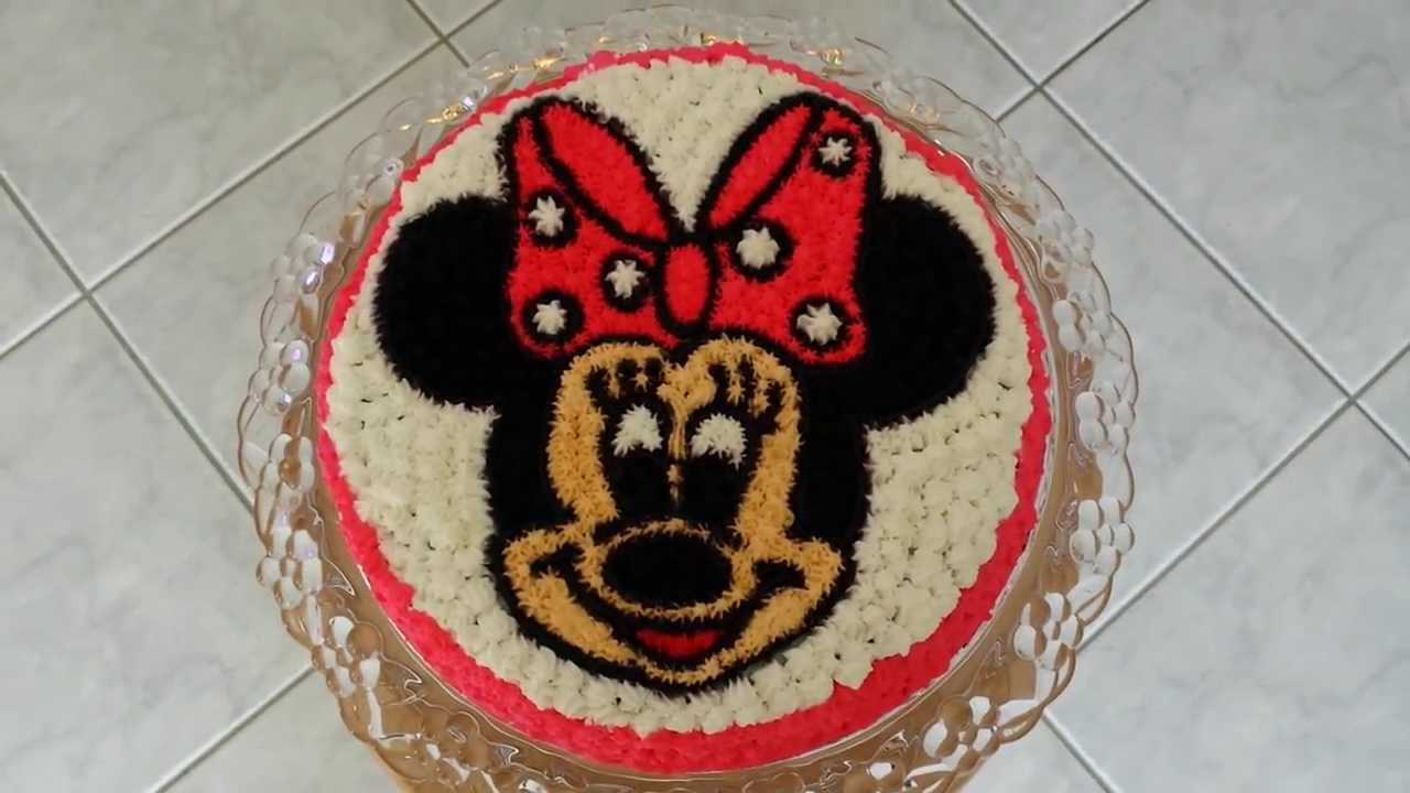 Minnie Mouse Tort Cake Youtube