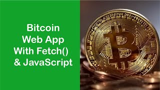 Build a Bitcoin Web App
