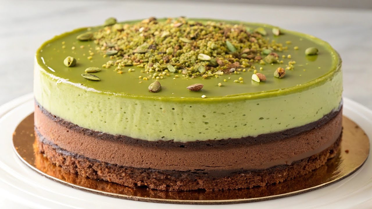 Dubai’s Viral Chocolate Pistachio Cheesecake Recipe with a Twist