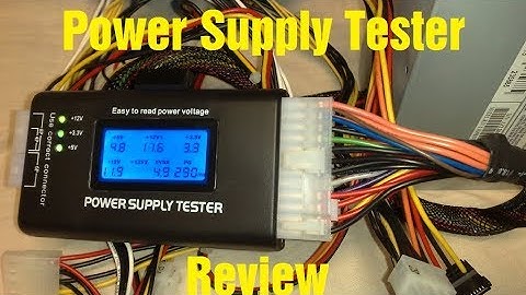 Review of a power supply tester