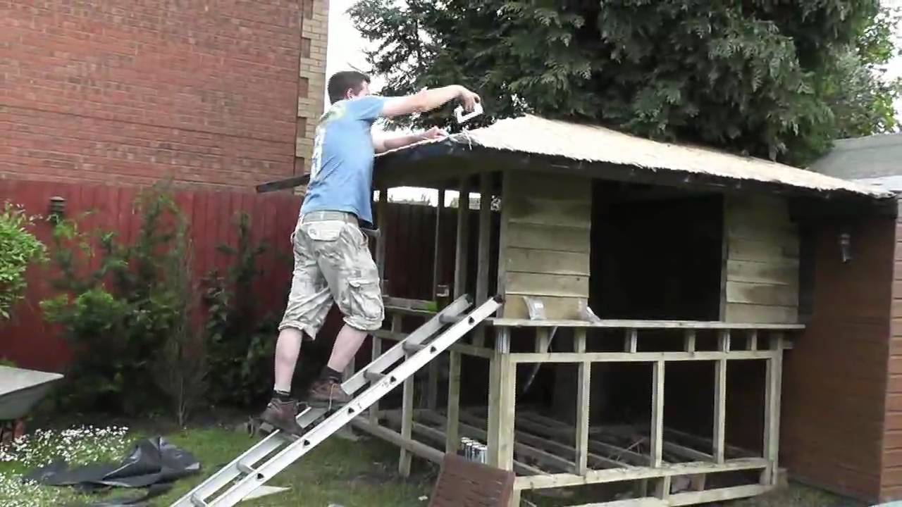 How to make a Garden Bar, Home Bar, Outdoor Bar - YouTube