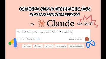 Talk to your marketing data in Claude.ai | Google Ads | Facebook Ads | MCP