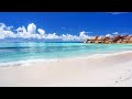 Relaxation - 4K Tropical Beach with Ocean Wave Sounds and Calming Music
