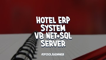 Hotel ERP System Version 4 2 0 VB NET+SQL Server